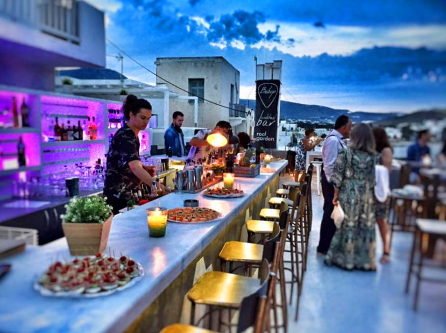 Santa Maria Beach Paros nightlife