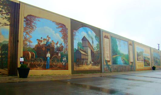 Portsmouth Floodwall Murals