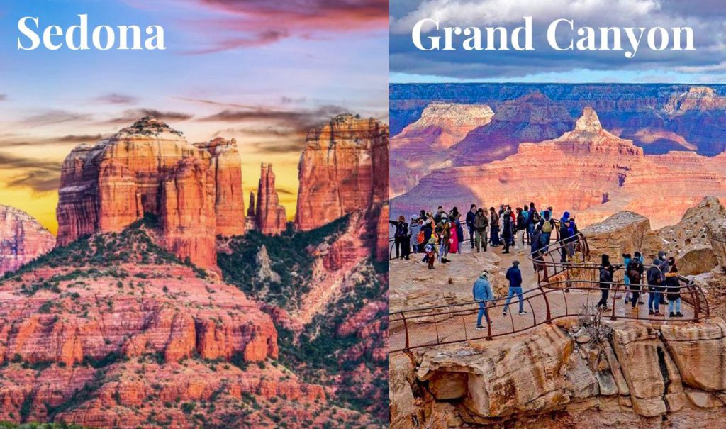 Sedona vs Grand Canyon