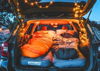 Camping in a Minivan