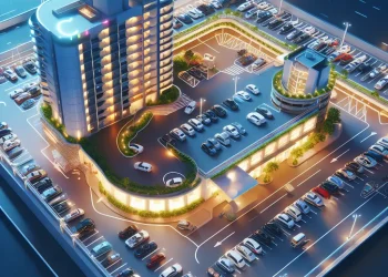 can you park in hotel parking lots
