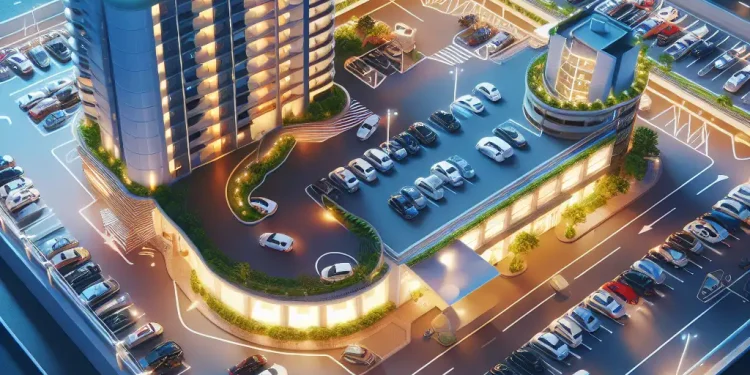 can you park in hotel parking lots