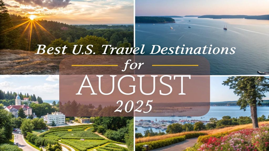 places to visit in August USA